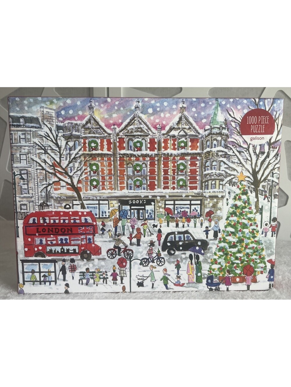 MICHAEL STORRINGS Christmas in London 1000pc Galison Holiday Puzzle